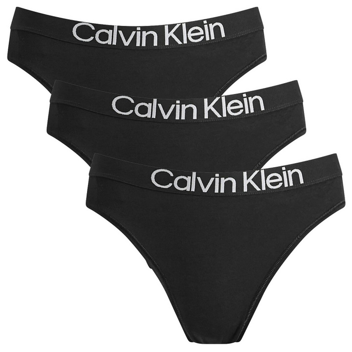 Photo: Calvin Klein Women's Extra Soft Cotton Stretch Bikini Brief - 3 Pack in Black