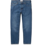 AMI - Tapered Cropped Denim Jeans - Men - Blue