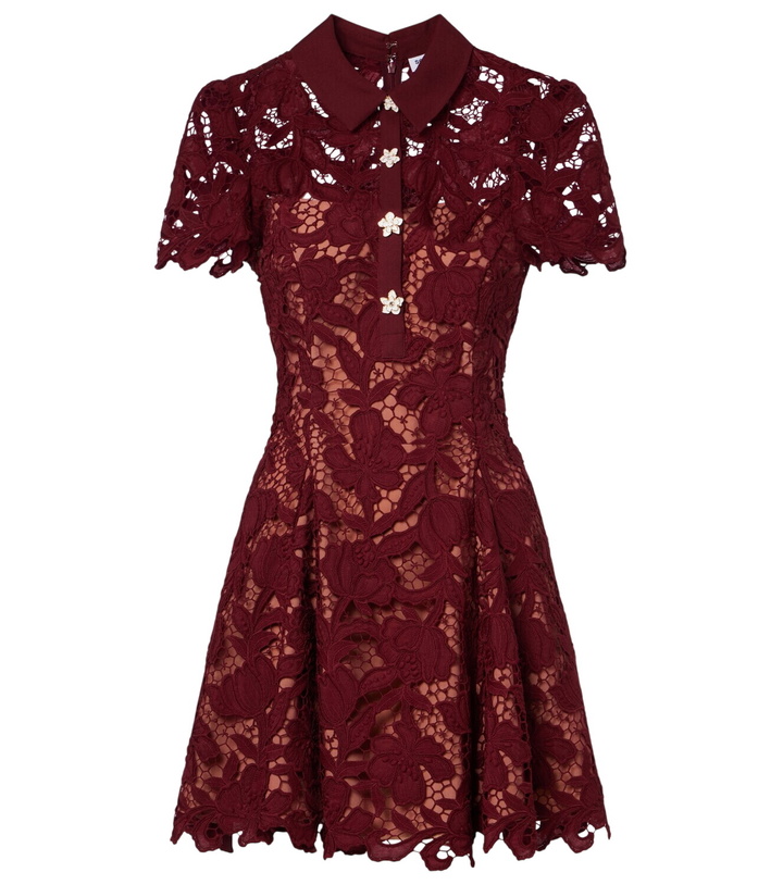 Photo: Self-Portrait Lace minidress