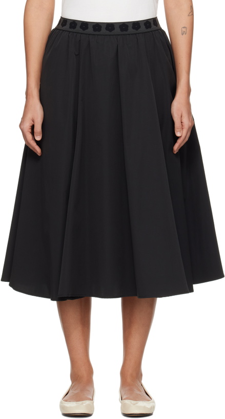Photo: Kenzo Black Kenzo Paris Boke Flower 2.0 Midi Skirt