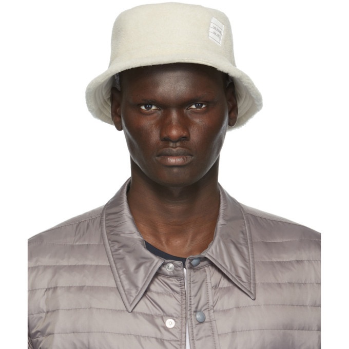 Photo: Thom Browne Off-White Shearling Bucket Hat