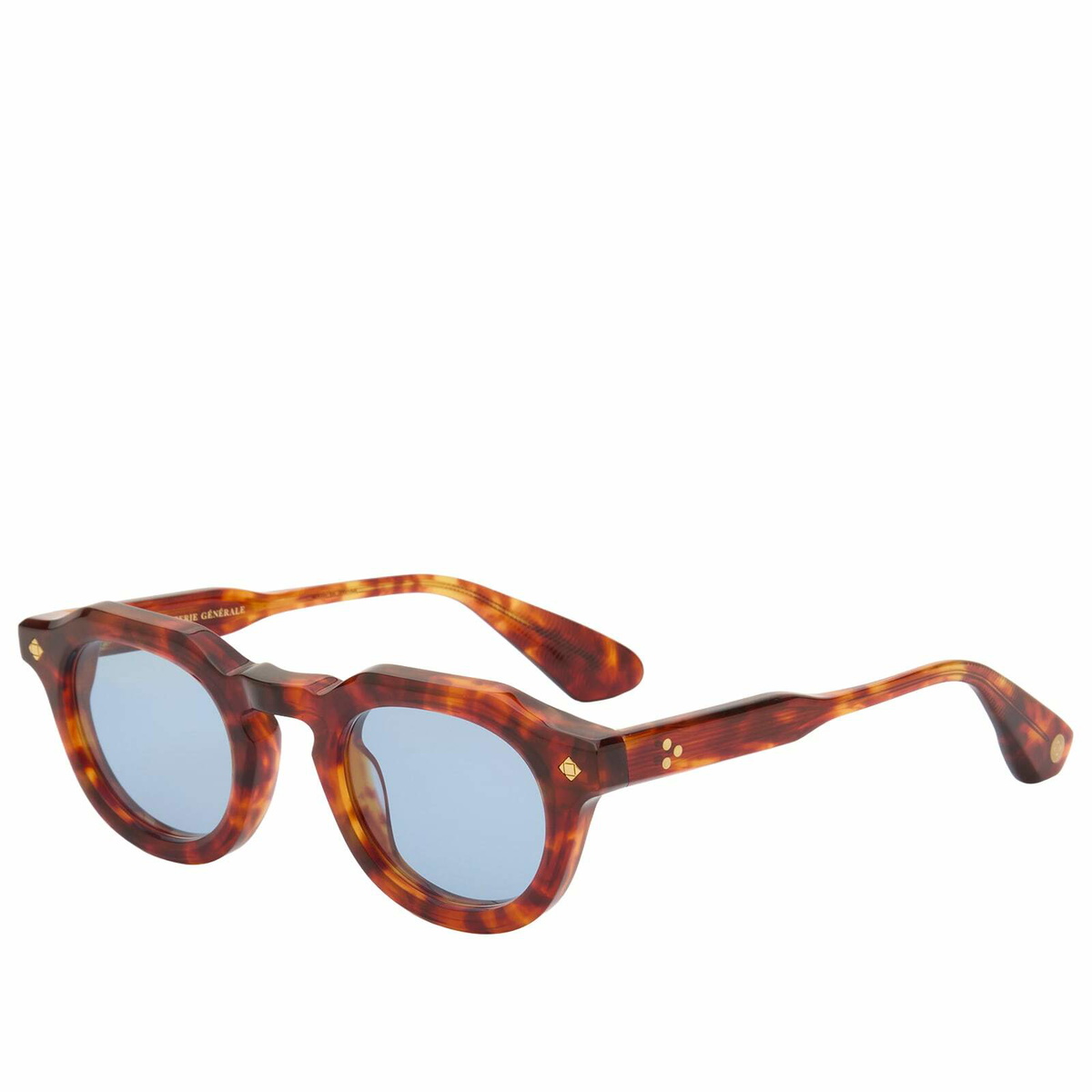 Lunetterie Générale Hello Romeo Sunglasses in Vintage Tortoise/24K Gold 