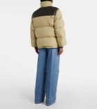 Bottega Veneta Intrecciato leather-trimmed down jacket