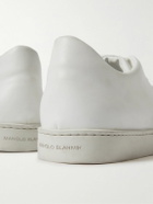 Manolo Blahnik - Semando Leather Sneakers - White