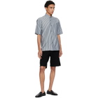 HOMME PLISSÉ ISSEY MIYAKE Blue Stripe Jersey Shirt