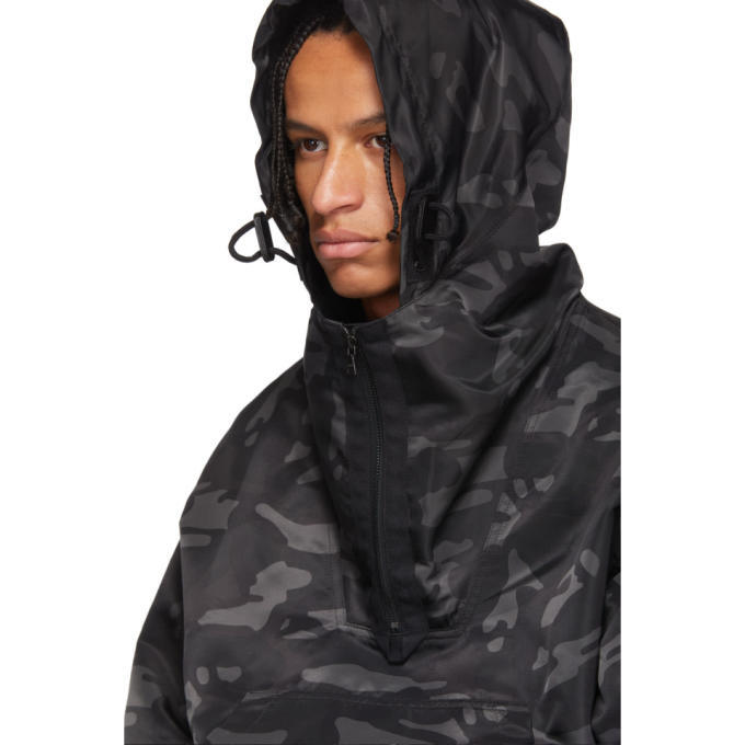 Nomenklatura Studio Black and Grey Limited Edition Lo-Tek Anorak Jacket