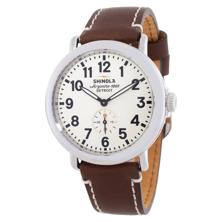 Photo: Shinola Aucoin Quartz White Dial Mens Watch S011000010