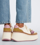 Chloé Nama leather platform sneakers