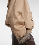 Brunello Cucinelli Cotton and linen jacket