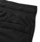 Nike - Sportswear Logo-Print Loopback Cotton-Blend Jersey Shorts - Black