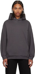 ATTACHMENT Gray Paneled Hoodie