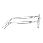 Balenciaga Gunmetal Metal Glasses