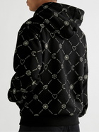 Marni - Logo-Print Cotton-Jersey Hoodie - Black