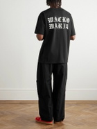 Wacko Maria - Logo-Print Cotton-Jersey T-Shirt - Black