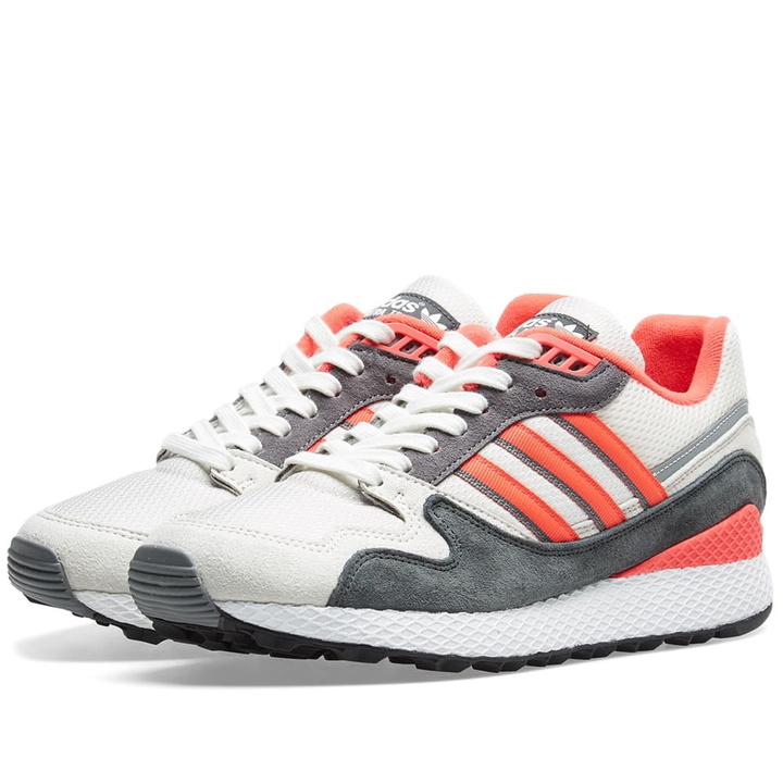 Photo: Adidas Ultra Tech White, Shock Red & Grey