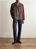 Massimo Alba - Nevis Striped Cotton and Linen-Blend Jersey T-Shirt - Green