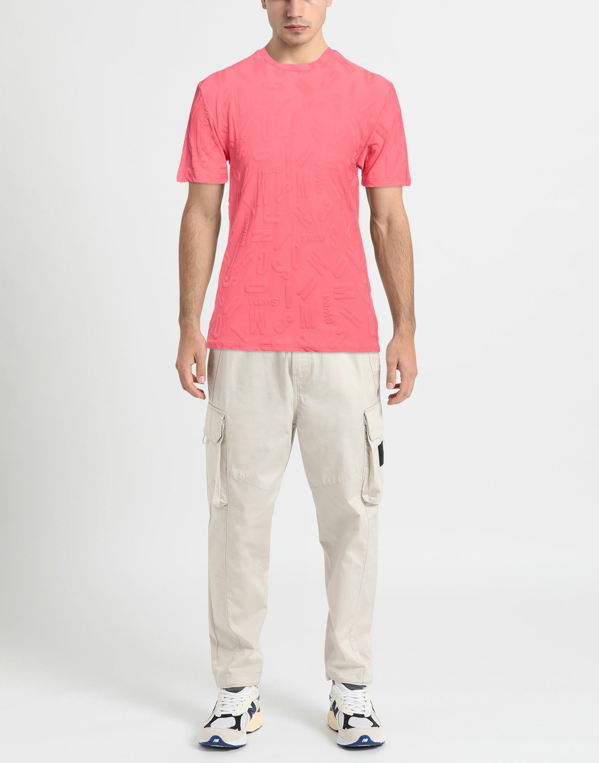Moschino Mens T-shirt Coral