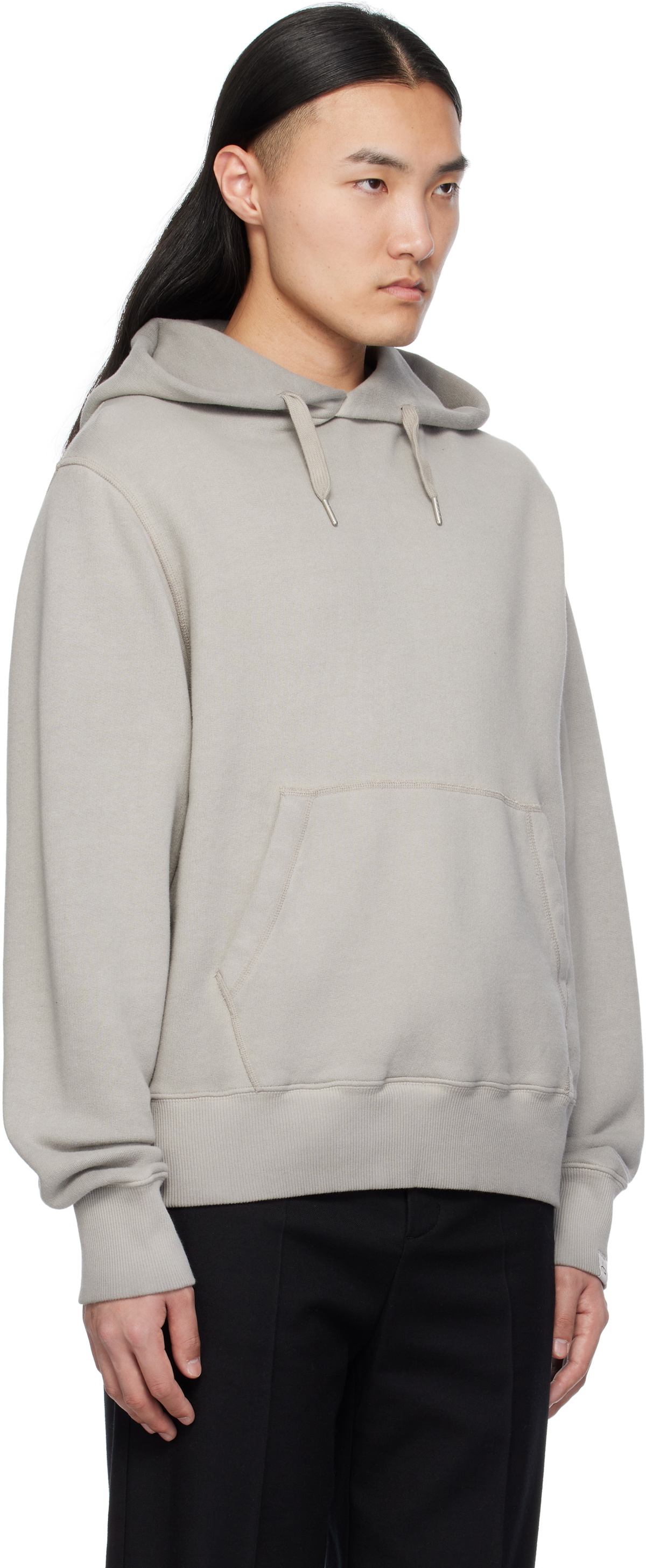 rag & bone Gray Damon Vintage Terry Hoodie
