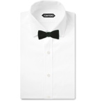 Thom Sweeney - Pre-Tied Velvet Bow Tie - Men - Green