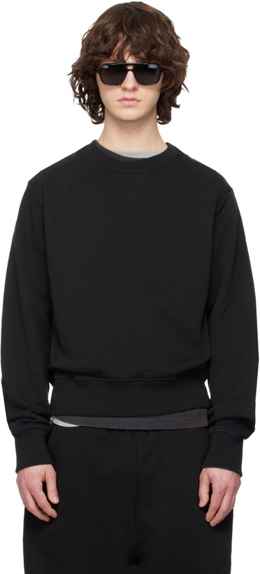 Photo: Entire Studios Black Pod Crew Sweatshirt