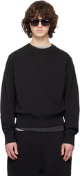 Entire Studios Black Pod Crew Sweatshirt