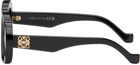 Loewe Black Oval Sunglasses