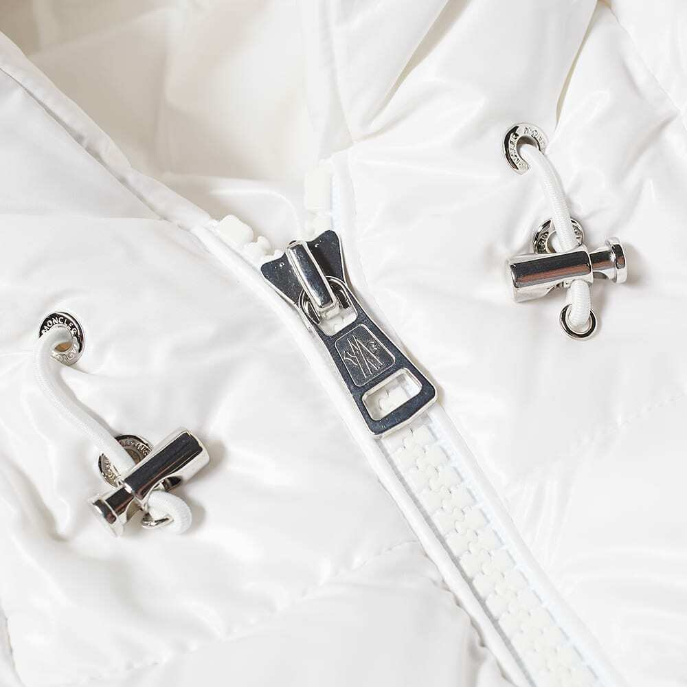 Moncler Men's Dincer Tricolore Sleeve Stripe Down Jacket in Off