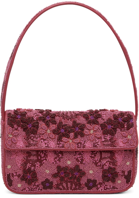 Photo: Staud Pink Tommy Beaded Bag