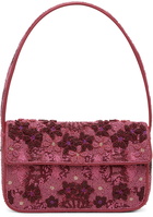 Staud Pink Tommy Beaded Bag