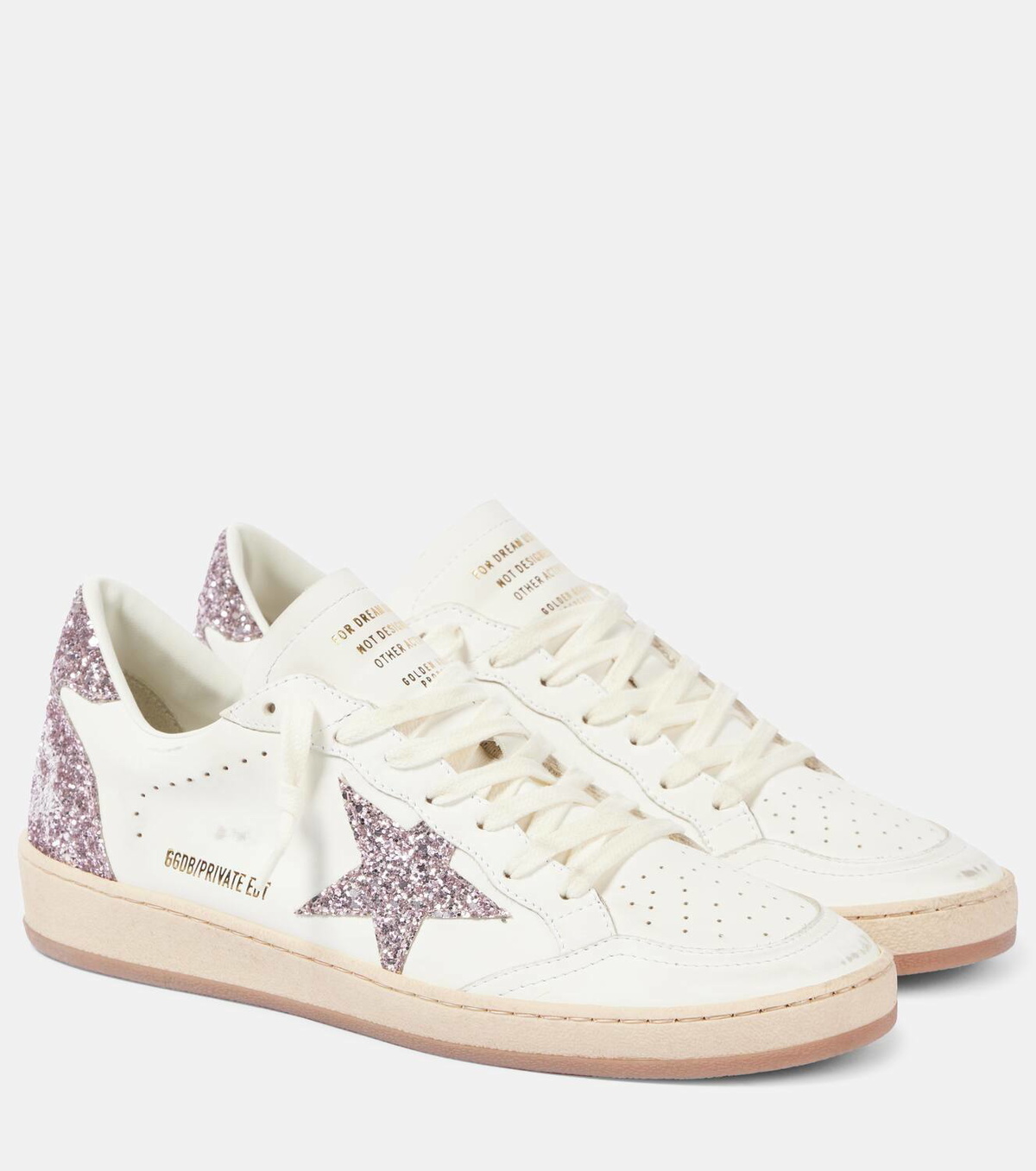 Golden Goose Ball Star glitter leather sneakers Golden Goose