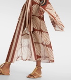 Johanna Ortiz Belted midi dress