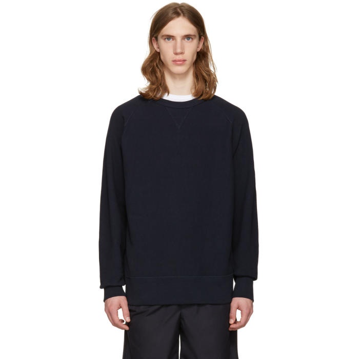 Photo: Rag and Bone Navy Racer Pullover