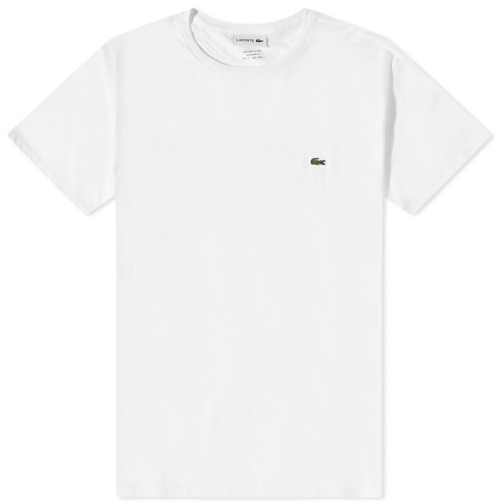 Photo: Lacoste Men's Classic Pima T-Shirt in White