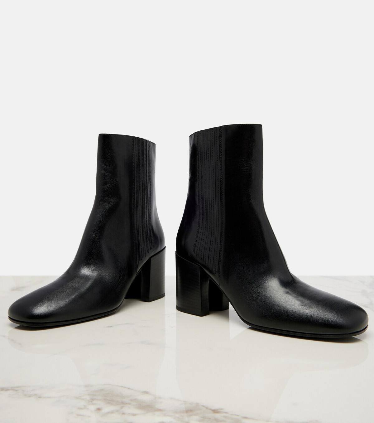 Dries Van Noten Leather ankle boots