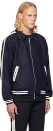 Rhude Navy 'Rhude Boys' Bomber Jacket