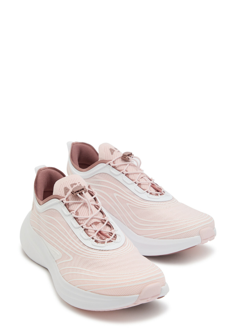 Athletic Propulsion Labs Veil Knitted Sneakers Pink And White
