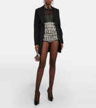 Dolce&Gabbana - x Kim embellished micro shorts