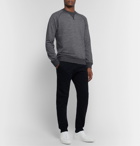 Orlebar Brown - Bryan Lux Mélange Loopback Cotton and Wool-Blend Jersey Sweatshirt - Gray