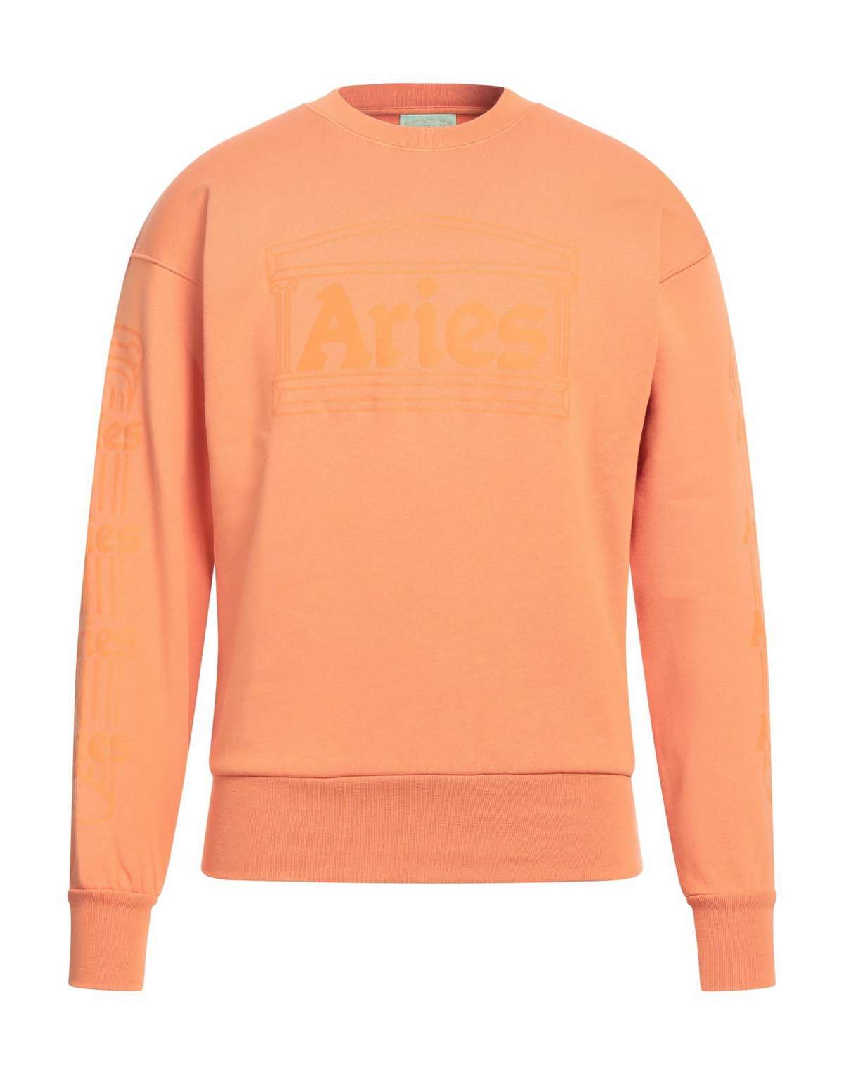 Aries Mens Sweatshirt in Orange