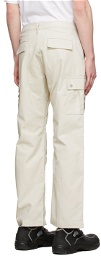 Reese Cooper Off-White Dyed Cargo Pants
