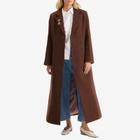 ALÉMAIS Women's Court Coat in Chocolate