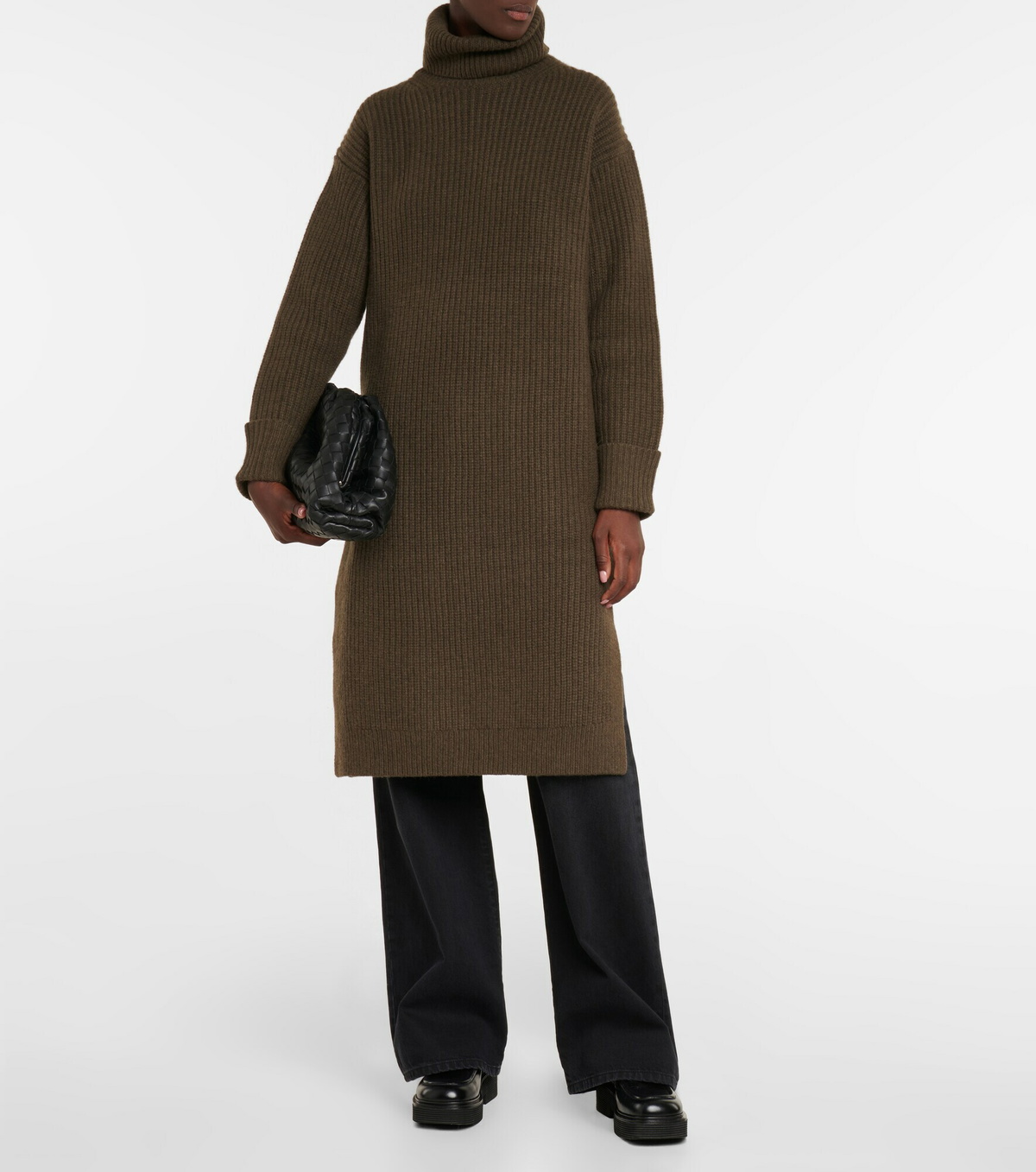 Polo Ralph Lauren - Wool-blend turtleneck sweater dress Polo Ralph Lauren Polo Ralph Lauren - Wool-blend turtleneck sweater dress Polo Ralph Lauren