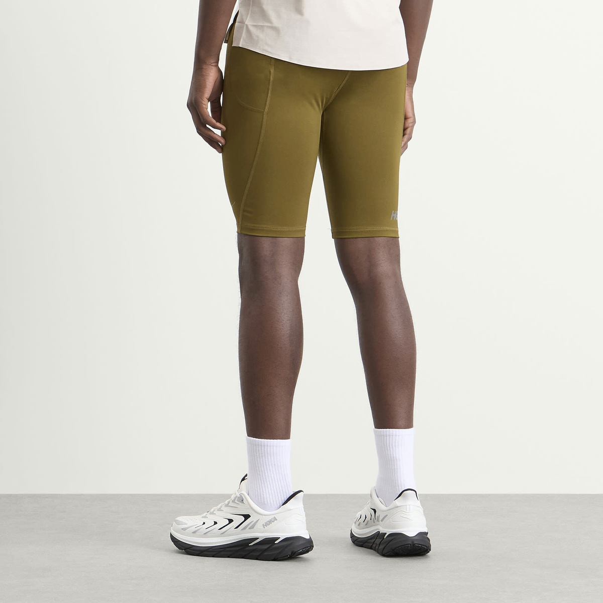 HOKA ONE ONE Men's Novafly Half Tight in Sepia