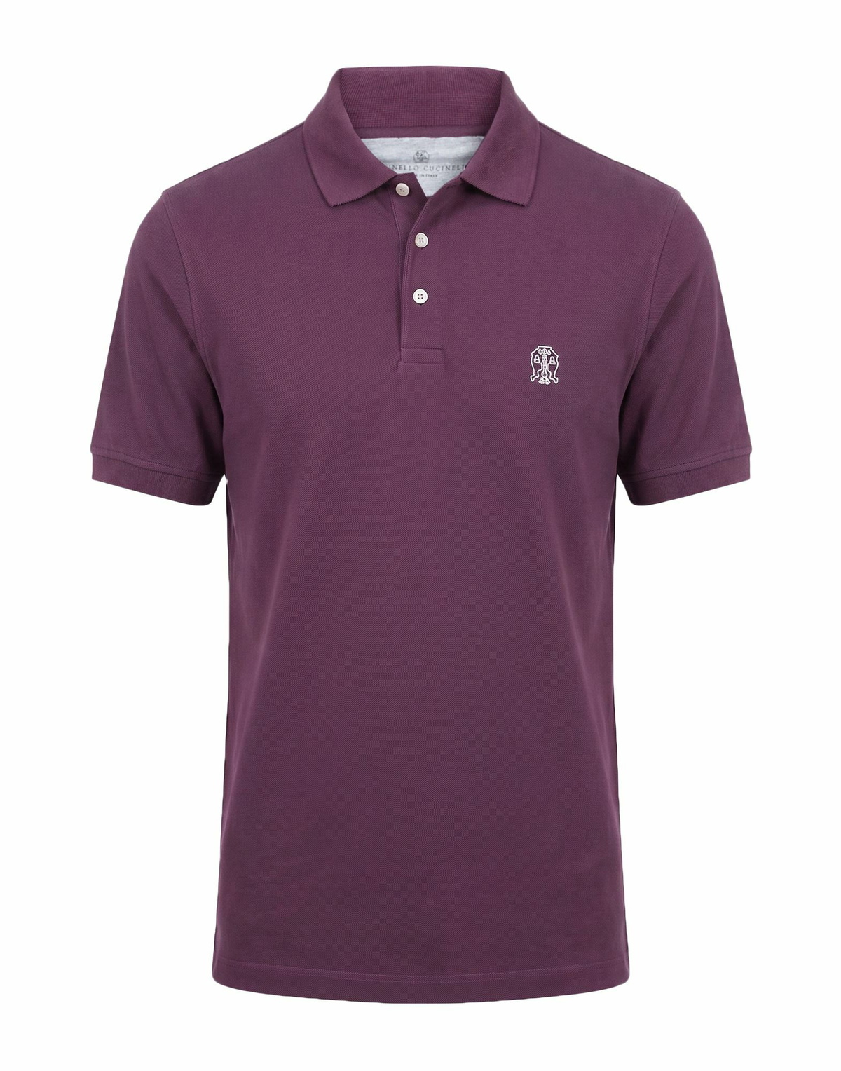 Brunello Cucinelli Mens Polo shirt Plum