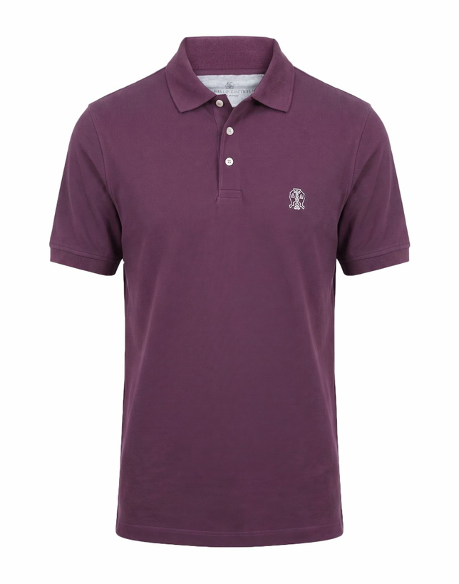 Photo: Brunello Cucinelli Mens Polo shirt Plum