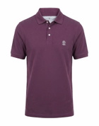Brunello Cucinelli Mens Polo shirt Plum