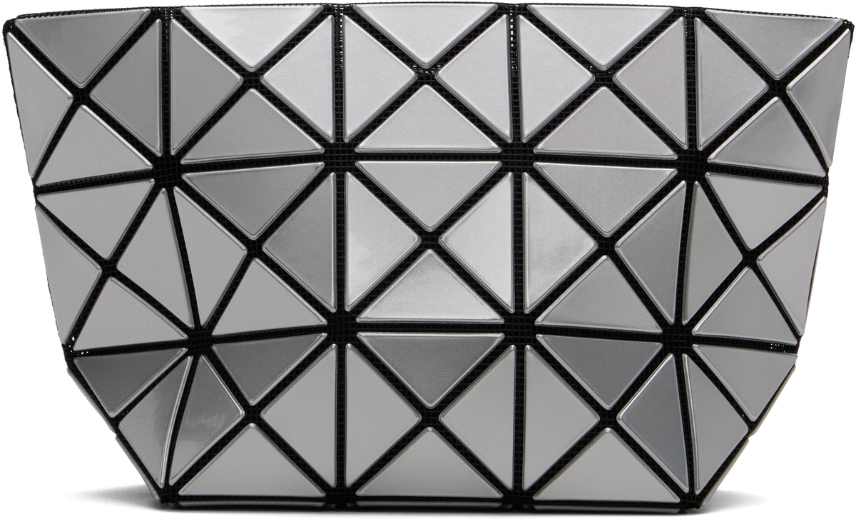 BAO BAO ISSEY MIYAKE Silver Prism Pouch