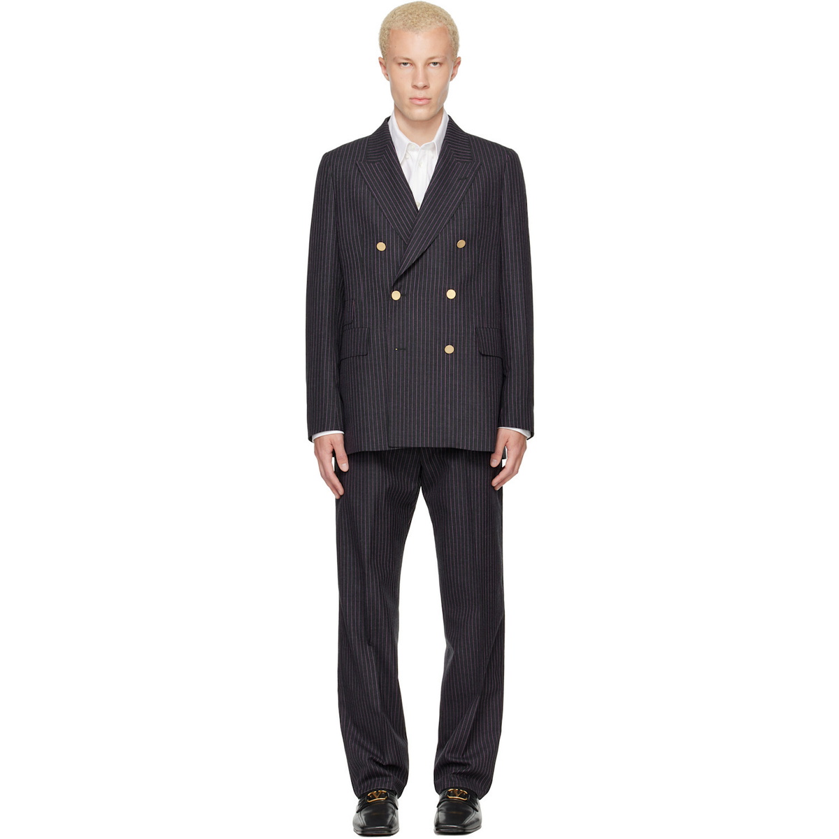Paul Smith Brown Double-Breasted Suit