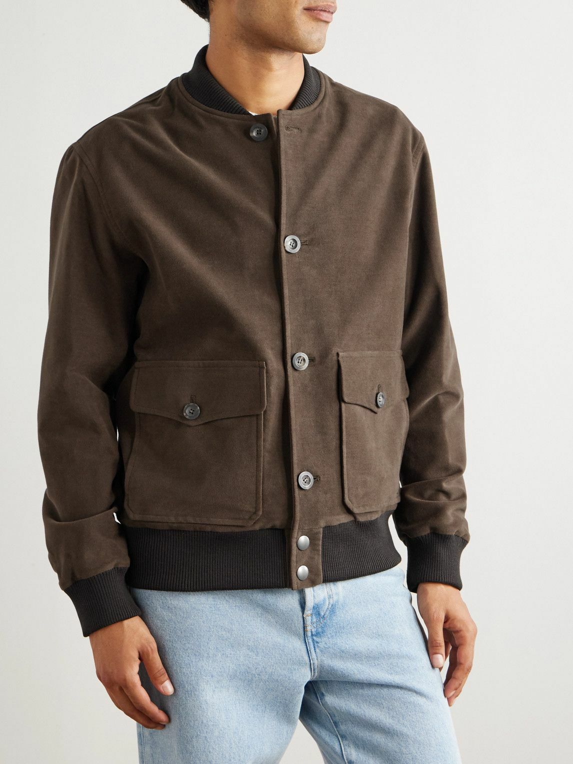 Private White V.C. - The Moleskine Cotton-Blend Jacket - Brown