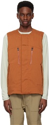 Snow Peak Orange Fire-Resistant Down Vest